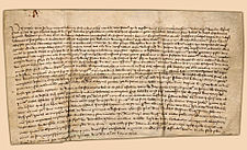 Act of Kreva signed on 14 August 1385 Union of Krewo.jpg