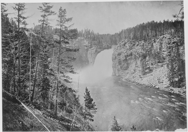 File:Upper falls of the Yellowstone - NARA - 516690.tif