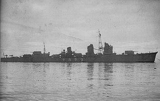 Japanese destroyer <i>Urakaze</i> (1940)