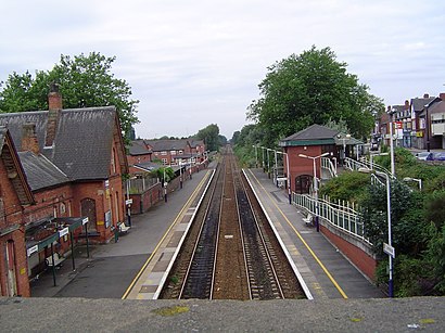 How to get to Urmston Station with public transport- About the place