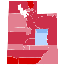 Utah presidentsverkiezingen resultaten 1976.svg