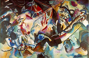 Abstract: Composition VI by Wassily Kandinsky (1913)