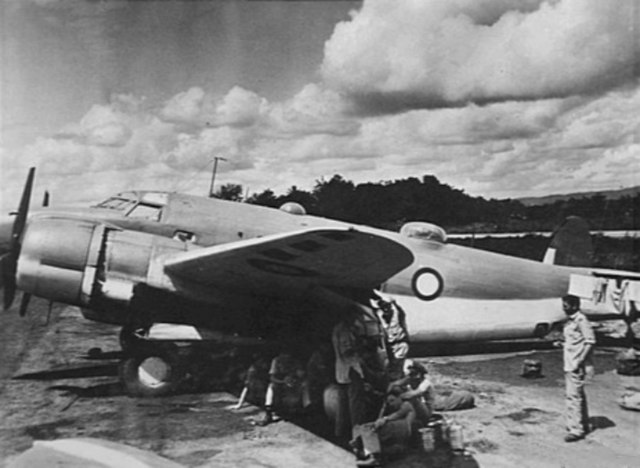 Lockheed Lodestar of No. 37 Squadron at Merauke, Dutch New Guinea, in December 1944