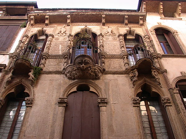 Casa Pigafetta, the family palace in Vicenza.