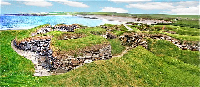 Skara Brae, Europe's most complete Neolithic village, occupied from roughly 3180 BC – 2500 BC