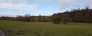 Blick aus dem Süden auf das Gelände