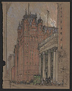 Waldorf-Astoria Hotel, New York, NY (1890-93 & 1897), Henry J. Hardenbergh, architect (of both hotels).