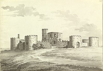 Walton Castle in 1788 drawn by Samuel Hieronymus Grimm Walton Castle c1788.jpg