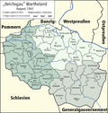 Vorschaubild für Regierungsbezirk Posen (Wartheland)
