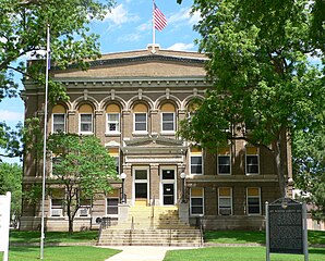 Webster County Courthouse, opført på NRHP nr. 81000379 [1]