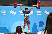 Deutsch: Gewichtheben bei den Olympischen Jugendspielen 2018; Tag 2, 10. Oktober 2018; Jungen 62 kg English: Weightlifting at the 2018 Summer Youth Olympics at 8 October 2018 – Boys' 62 kg