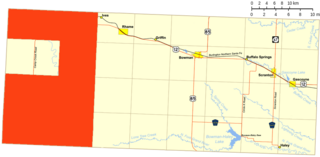 <span class="mw-page-title-main">West Bowman, North Dakota</span> Unorganized Territory in North Dakota, United States