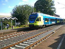 Westfalenbahn – RB 61 im Schüttorfer Bahnhof