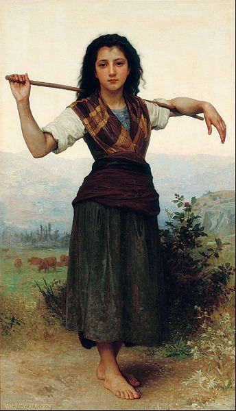 File:William-Adolphe Bouguereau - The Little Shepherdess - Google Art Project.jpg