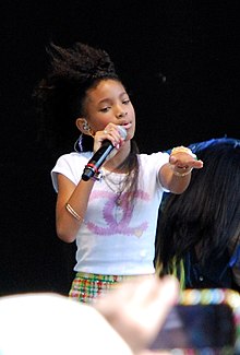 Willow performing at the White House Easter Egg Roll in 2011.jpg