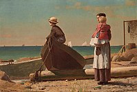 homer winslow coming dad 1873 paintings national american oil artist century 19th painting wikipedia wood works artwork nga condividi su