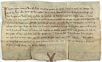 Документ на епископа от 10 ноември 1293