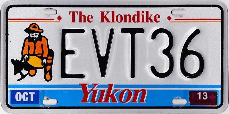 File:Yukon 2013 license plate.jpg