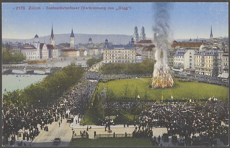 File:Zentralbibliothek Zürich - Zürich Sechseläutenfeuer Verbrennung des Bögg - 000010359.jpg