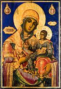 Andre maria Jesus haurrarekin, Bachkovoko monasterioan.