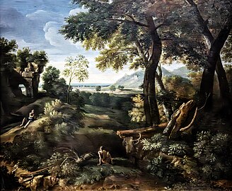 Paysage du Latium, (1671-1673) Pinacoteca Querini Stampalia Venise