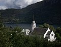 Norsk nynorsk: Ølmheim kyrkje. Template:Autotranslate This is a photo of a monument in Norway, number: 85175 in the Norwegian Directorate for Cultural Heritage database.