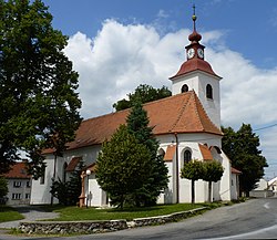 Kostel svatého Jiří v Čebíně