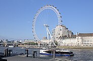 London Eye seen from the West in June 2023