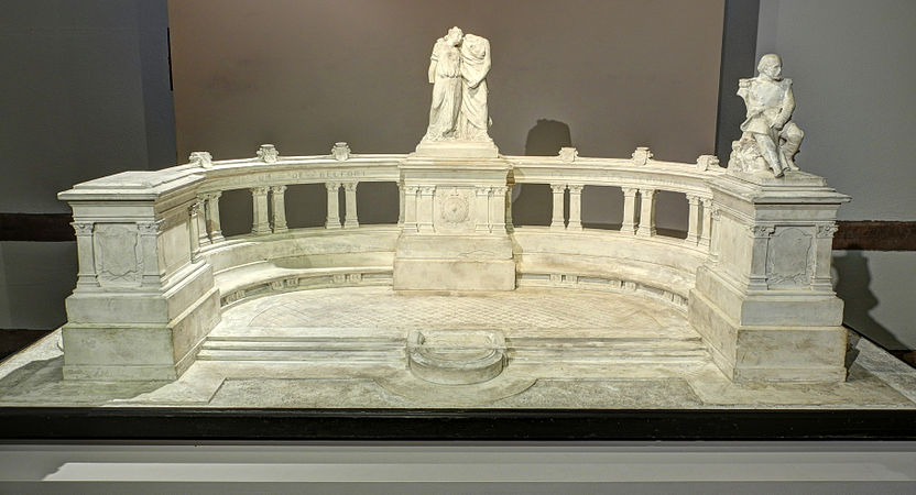 Maquette pour le projet de monument à Thiers et Denfert, par Frédéric-Auguste Bartholdi.