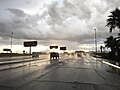 File:2015-11-04 16 16 06 View west along Nevada State Route 594 (Russell Road) at Frank Sinatra Boulevard in Paradise, Nevada.jpg