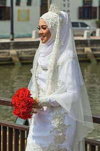 Malay bride. Malacca City, Malacca, Malaysia. 2016