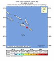 2020-01-27 Kirakira, Solomon Islands M6.3 earthquake intensity map (USGS).jpg