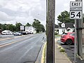 File:2022-06-23 14 50 18 View east along State Route 54 (East State Street) at Maryland State Route 675 (Bi State Boulevard) on the border of Delmar, Sussex County, Delaware and Delmar, Wicomico County, Maryland.jpg