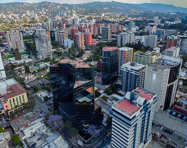 Image: 31 Aerial view   Zona 10   Ciudad de Guatemala