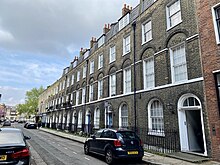 A terrace of "Fourth Rate" houses: 35-43 Sekforde Street, Clerkenwell 35-43 Sekforde Street, Clerkenwell, April 2023.jpg