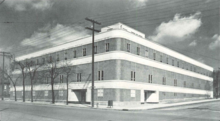 The American Education Press Building, the company's office and printer from 1936 to the 1950s AEP Building, Columbus 01.png