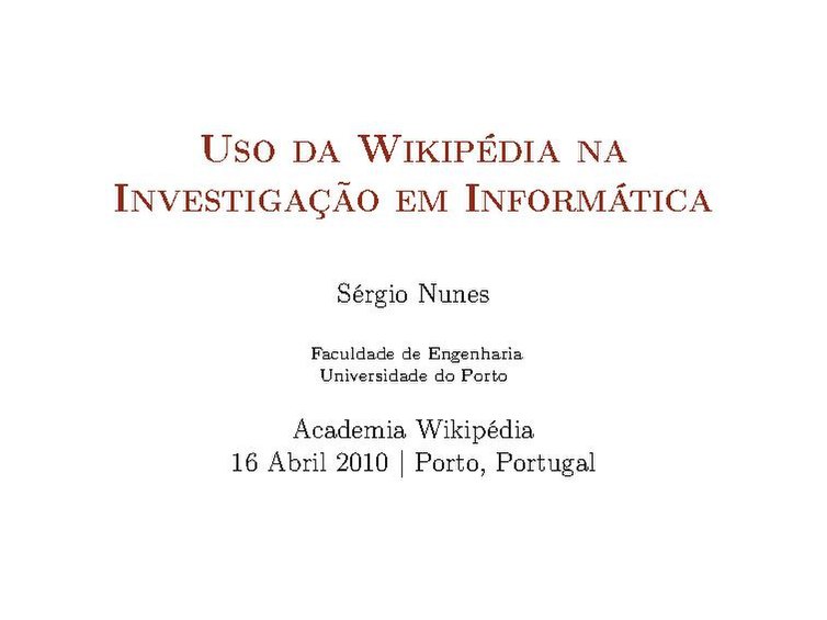 File:AW PT 2010 - Sérgio Nunes - Uso da Wikipédia para investigação em informática.pdf