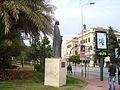 Estatua de Abderramán II en Murcia.