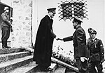 Hitler y Pavelić el 9 de junio de 1941.