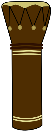 File:African Drum.svg