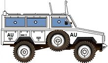 Mamba Mk 2 APC used by 8 SAI in peacekeeping operations African Union Mamba APC.jpg