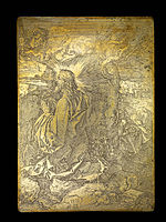 Christ on the Mount of Olives, copper printing plate, Bamberg State Library