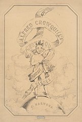 Wrapper for six prints from Alfred Crowquill's Christmas Pieces