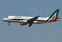 Alitalia Cityliner, EI-RDI, Embraer ERJ-175STD (25976092464) (2) .jpg