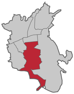 Kartta Bostandyqin piirikunnasta