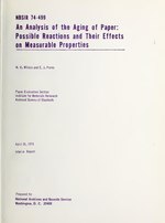 Thumbnail for File:An analysis of the aging of paper- possible reactions and their effects on measurable properties (IA analysisofagingo7449wils).pdf