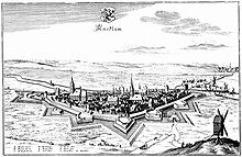 Anklam 1650 als Festungsstadt Schwedisch-Pommerns