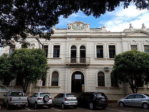 The old courthouse of Passos-MG/Brazil