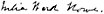 signature de Julia Ward Howe