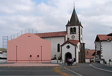 The Church of Saint Peter with the fronton